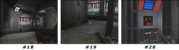 Załatw dwóch wojaków w pierwszym i kilku w następnym pomieszczeniu (przydatne mogą okazać się granaty) - Misja 01: Kejim Post | Star Wars Jedi Knight II Jedi Outcast - Star Wars Jedi Knight II: Jedi Outcast - poradnik do gry