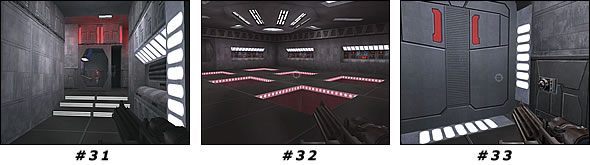 Zeskocz tam i odszukaj kontener z ciekawą zawartością a także mnóstwo naboi i medykamentów - Misja 02: Kejim Base | Star Wars Jedi Knight II Jedi Outcast - Star Wars Jedi Knight II: Jedi Outcast - poradnik do gry