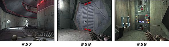 Jako że wspomniane przejście jest zamknięte, wyjdź jeszcze raz po schodach na górę - Misja 04: Artus Detention Area | Star Wars Jedi Knight II Jedi Outcast - Star Wars Jedi Knight II: Jedi Outcast - poradnik do gry