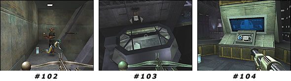 W środku znajdziesz medykamenty, którymi będziesz mógł podleczyć poniesione podczas skoku rany - Misja 08: NS Streets | Star Wars Jedi Knight II Jedi Outcast - Star Wars Jedi Knight II: Jedi Outcast - poradnik do gry