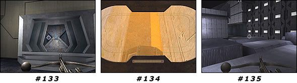 Wychodząc przez pobliskie drzwi trafisz na świeże powietrze Załatw kręcących się po okolicy przeciwników, poskacz trochę po okolicznych dachach [#135] , by zebrać co bardziej wartościowe przedmioty, po czym ruszaj chodnikiem ulokowanym pod samą ścianą - Misja 10: NS Starport | Star Wars Jedi Knight II Jedi Outcast - Star Wars Jedi Knight II: Jedi Outcast - poradnik do gry