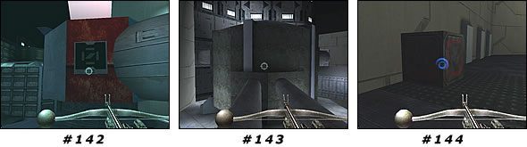 Musisz odnaleźć czerwoną skrzynię [#144] umieszczoną pod ścianą pomieszczenia - Misja 10: NS Starport | Star Wars Jedi Knight II Jedi Outcast - Star Wars Jedi Knight II: Jedi Outcast - poradnik do gry