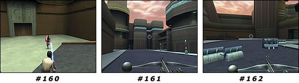 Będąc właśnie przy zakręcie użyj snajperki, by z daleka wyeliminować przeciwników - Misja 12: Bespin Streets | Star Wars Jedi Knight II Jedi Outcast - Star Wars Jedi Knight II: Jedi Outcast - poradnik do gry