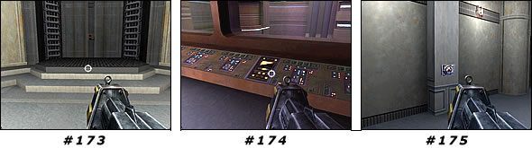 Po zjechaniu w dół, do pomieszczenia z mijaną już setki razy lampą w podłodze, załatw płatającego się po okolicy oficera - Misja 13: Bespin Platform | Star Wars Jedi Knight II Jedi Outcast - Star Wars Jedi Knight II: Jedi Outcast - poradnik do gry