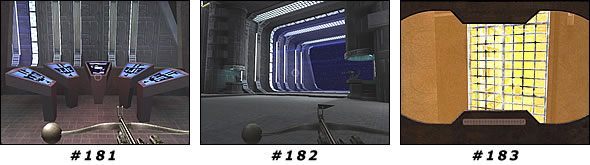 Przywołaj windę na lewo (stojąc przodem do pola siłowego) i wjedź nią na górę - Misja 14: Cairn Bay | Star Wars Jedi Knight II Jedi Outcast - Star Wars Jedi Knight II: Jedi Outcast - poradnik do gry