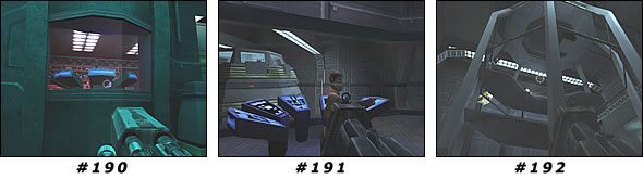 Trafisz na zamknięte przejście i windę, która zawiezie Cię do wielkiego pomieszczenia - Misja 15: Cairn Assembly | Star Wars Jedi Knight II Jedi Outcast - Star Wars Jedi Knight II: Jedi Outcast - poradnik do gry