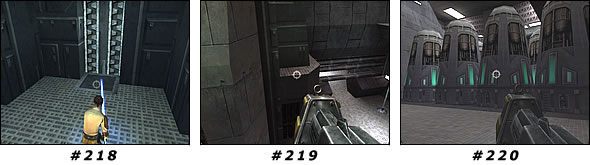 Na kuckach wejdź do budynku i wciśnij przycisk na panelu - Misja 17: Cairn Dock1 | Star Wars Jedi Knight II Jedi Outcast - Star Wars Jedi Knight II: Jedi Outcast - poradnik do gry