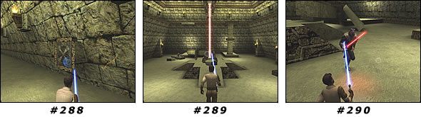 Odczekaj, aż promień pojawi się znowu, wskocz weń i powtórz atak [#290] - Misja 24: Yavin Final | Star Wars Jedi Knight II Jedi Outcast - Star Wars Jedi Knight II: Jedi Outcast - poradnik do gry