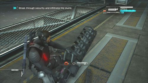 Gdy wyjdziemy z przedsionka zaatakuje nas kolejna fala przeciwników - Rozdział 1 Hit and Run (2) | Opis przejścia Binary Domain - Binary Domain - poradnik do gry