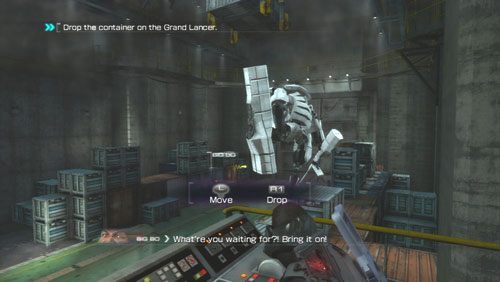 Podczas gdy Big Bo odwraca uwagę przeciwnika my ustawiamy kontener nad robotem i staramy się go ogłuszyć uderzeniem w głowę - Rozdział 1 Hit and Run (2) | Opis przejścia Binary Domain - Binary Domain - poradnik do gry