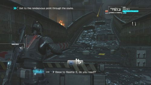 Przedzierając się przez oddziały wrogów dojdziemy do drogi prowadzącej na wzniesienie - Rozdział 1 Hit and Run (3) | Opis przejścia Binary Domain - Binary Domain - poradnik do gry