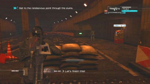 Gdy wejdziemy do tunelu eliminujemy resztki przeciwników i zapuszczamy się coraz głębiej - Rozdział 1 Hit and Run (3) | Opis przejścia Binary Domain - Binary Domain - poradnik do gry