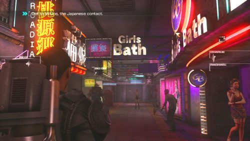 Po przerywniku staniemy na ulicach slumsów - Rozdział 2 Yearn For Refuge (3) | Opis przejścia Binary Domain - Binary Domain - poradnik do gry