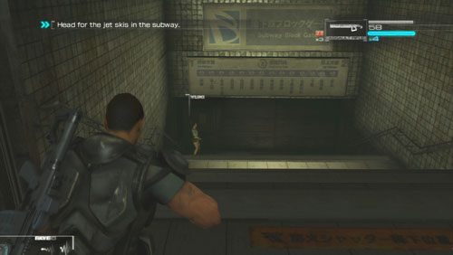 Po oczyszczeniu terenu udajemy się za naszym zespołem do większych metalowych drzwi - Rozdział 2 Yearn For Refuge (3) | Opis przejścia Binary Domain - Binary Domain - poradnik do gry