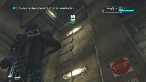 Nieobecni z nami członkowie drużyny zostaną przygwożdżeni i samotnie ruszymy im na ratunek - Rozdział 2 Yearn For Refuge (4) | Opis przejścia Binary Domain - Binary Domain - poradnik do gry