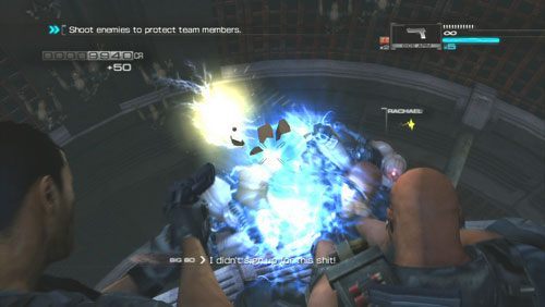 Odpieramy przeciwników dopóki nie nadjedzie winda - Rozdział 2 Yearn For Refuge (4) | Opis przejścia Binary Domain - Binary Domain - poradnik do gry