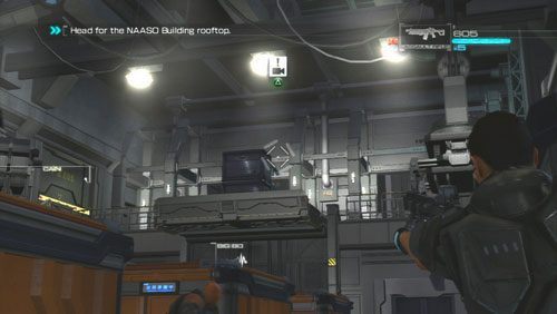 Tutaj również zostaniemy napadnięci przez niewielki oddział ochrony budynku - Rozdział 3 Bad Ground (2) | Opis przejścia Binary Domain - Binary Domain - poradnik do gry