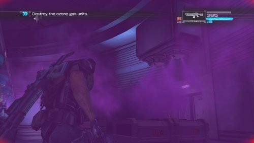 Za zakrętem odnajdziemy czwarty pojemnik z trującą substancją - Rozdział 3 Bad Ground (2) | Opis przejścia Binary Domain - Binary Domain - poradnik do gry