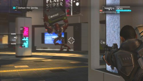 Jest to przeciwnik walczący wręcz z rzadka rzucający w nas większymi przedmiotami - Rozdział 4 Reafuse and Resist (2) | Opis przejścia Binary Domain - Binary Domain - poradnik do gry