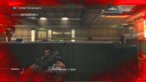 Szczególną uwagę powinniśmy zwrócić na snajpera czającego się na balkonie na końcu pomieszczenia - Rozdział 4 Reafuse and Resist (2) | Opis przejścia Binary Domain - Binary Domain - poradnik do gry