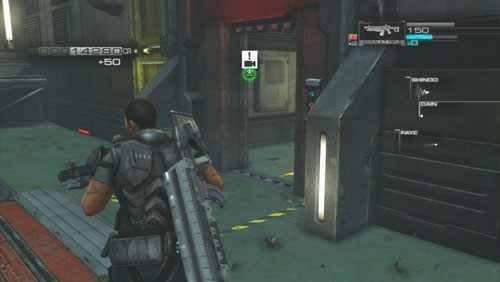 Gdy przeciwnik padnie, czym prędzej uciekamy z pomieszczenia małymi drzwiami przed hordą białych robotów - Rozdział 4 Reafuse and Resist (3) | Opis przejścia Binary Domain - Binary Domain - poradnik do gry