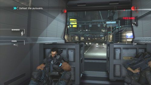 Kiedy tylko odpędzimy pierwszych napastników pojawią się cięższe roboty uzbrojone w działka obrotowe i rakietnice - Rozdział 4 Reafuse and Resist (3) | Opis przejścia Binary Domain - Binary Domain - poradnik do gry