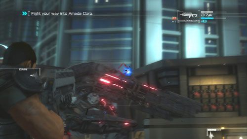 Na koniec niszczymy mobilne moździerze ostrzeliwując ich działka oraz głowy - Rozdział 4 Reafuse and Resist (4) | Opis przejścia Binary Domain - Binary Domain - poradnik do gry