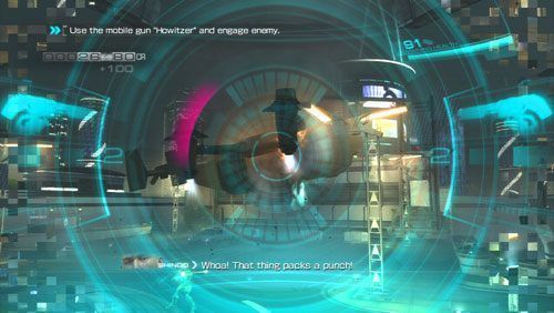 Po chwili zasiądziemy za sterami mobilnego działa i będziemy musieli odpierać kolejne fale przeciwników - Rozdział 4 Reafuse and Resist (4) | Opis przejścia Binary Domain - Binary Domain - poradnik do gry