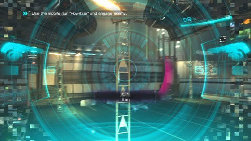 Ze względu na ograniczoną widoczność z wnętrza maszyny w celu zlokalizowania przeciwników należy się bardziej niż zazwyczaj kierować czerwonymi fragmentami okręgu wokół celownika wskazującymi, z której strony oberwaliśmy - Rozdział 4 Reafuse and Resist (4) | Opis przejścia Binary Domain - Binary Domain - poradnik do gry