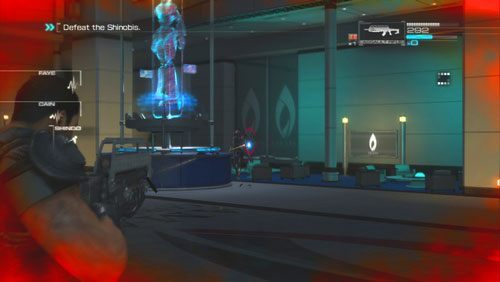 Zaraz po rozpoczęciu rozdziału wpadniemy w holu budynku na niezwykle zwinne jednostki uzbrojone w ostrza zwane Shinobi - Rozdział 5 Intelligent Artifice (1) | Opis przejścia Binary Domain - Binary Domain - poradnik do gry