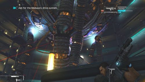 Podczas pierwszej fazy walki walczymy na parterze - Rozdział 5 Intelligent Artifice (1) | Opis przejścia Binary Domain - Binary Domain - poradnik do gry