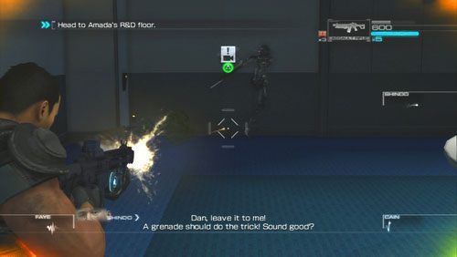 W pełnym składzie udajemy się na koniec korytarza i skręcamy w prawo do sali konferencyjnej gdzie walczymy z kilkoma Shinobi - Rozdział 5 Intelligent Artifice (2) | Opis przejścia Binary Domain - Binary Domain - poradnik do gry