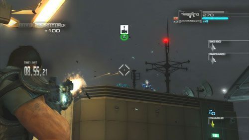 Dodatkowo przeszkadzać nam będą roboty czające się na budynku po drugiej stronie areny naszych zmagań z Cerberusem - Rozdział 5 Intelligent Artifice (4) | Opis przejścia Binary Domain - Binary Domain - poradnik do gry