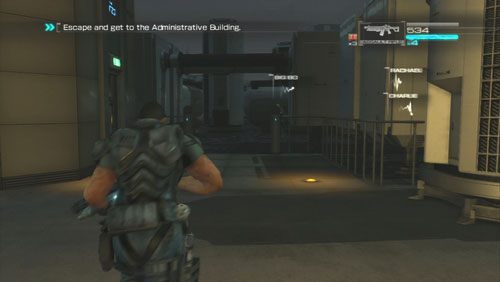 Po przerywniku rzucamy się do ucieczki z walącego się budynku - Rozdział 5 Intelligent Artifice (4) | Opis przejścia Binary Domain - Binary Domain - poradnik do gry