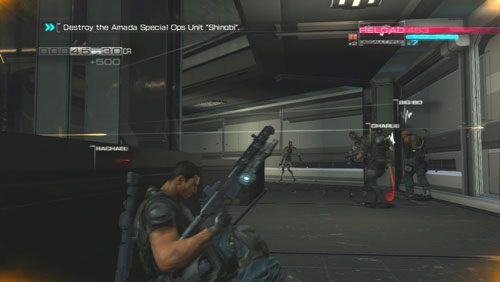 Po oczyszczeniu sali oglądamy kolejny przerywnik i stajemy do następnego starcia - Rozdział 6 Denying Destiny | Opis przejścia Binary Domain - Binary Domain - poradnik do gry