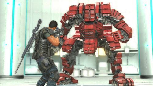 Gdy padną ostatnie jednostki na arenę zmagań wkroczy ostatni boss - Rozdział 6 Denying Destiny | Opis przejścia Binary Domain - Binary Domain - poradnik do gry