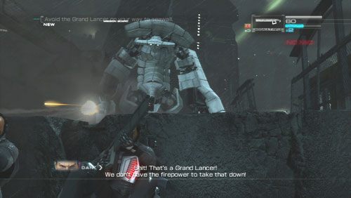 [2] Podczas pierwszego spotkania z wielkim białym robotem Lancerem schowamy się za zasłoną - Rozdział 1 | Bonusy (Secur-Com) Binary Domain - Binary Domain - poradnik do gry