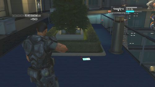 [2] Podczas walki z żyrandolem dostaniemy się na wyższy poziom - Rozdział 5 | Bonusy (Secur-Com) Binary Domain - Binary Domain - poradnik do gry