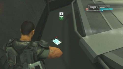 Obchodzimy ten po prawej by odnaleźć leżący za nim Secur-Com - Rozdział 5 | Bonusy (Secur-Com) Binary Domain - Binary Domain - poradnik do gry