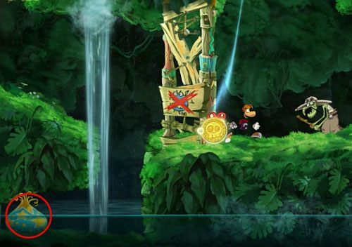 1 - Daj się ponieść (300 L, 2:10) | Pokręcona Dżungla | Rayman Origins - Rayman Origins - poradnik do gry