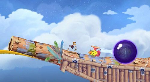 1 - Podniebna sonata (300 L, 2:50); Bez odwrotu (175 L) | Pustynia Dijirdów - Rayman Origins - poradnik do gry