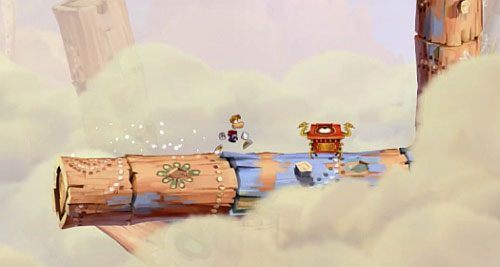 1 - Nie strzelaj tyle (300 L); Rzępolony pościg | Pustynia Dijirdów | Rayman Origins - Rayman Origins - poradnik do gry