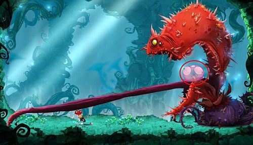 W ten sposób uwolniłeś pierwszego władcę - Biedna mała stokrotka (100 L); Zabawy w cieniu | Świątynia Łaskotek - Rayman Origins - poradnik do gry