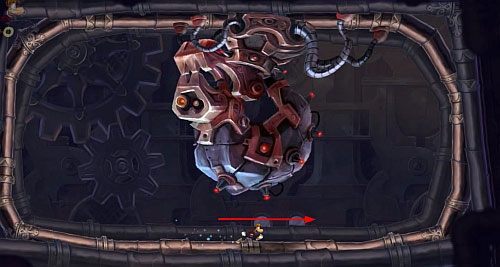 Po paru takich atakach na jego spodzie pojawi się kolejny bąbel, którego się pozbądź - Odkrycie; Wynoś się! | Humorzaste Chmury | Rayman Origins - Rayman Origins - poradnik do gry