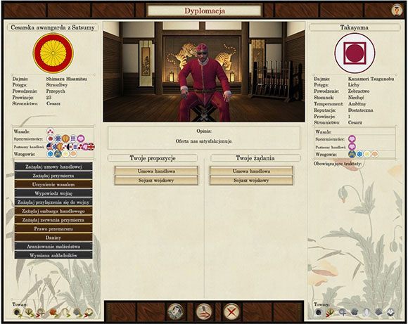Tym razem, by dojść do porozumienia należało odstąpić od próby wasalizacji. - Dyplomacja | Mechanizmy rozgrywki | SHOGUN 2 - Zmierzch Samurajów - Total War: SHOGUN 2 - Zmierzch Samurajów - poradnik do gry