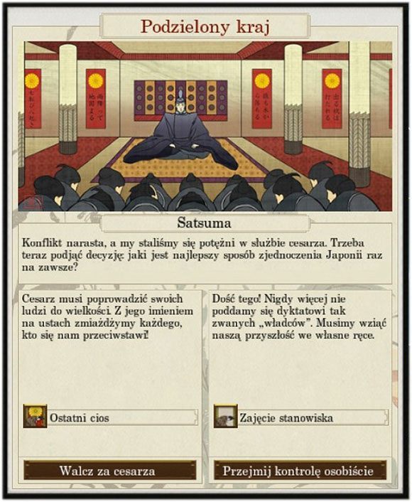 Niespodziewany zwrot akcji - Dyplomacja | Mechanizmy rozgrywki | SHOGUN 2 - Zmierzch Samurajów - Total War: SHOGUN 2 - Zmierzch Samurajów - poradnik do gry