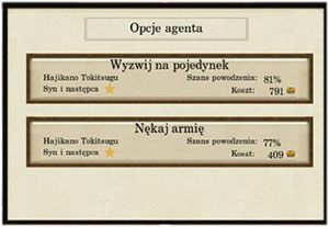 14 - Agenci | Mechanizmy rozgrywki | SHOGUN 2 - Zmierzch Samurajów - Total War: SHOGUN 2 - Zmierzch Samurajów - poradnik do gry
