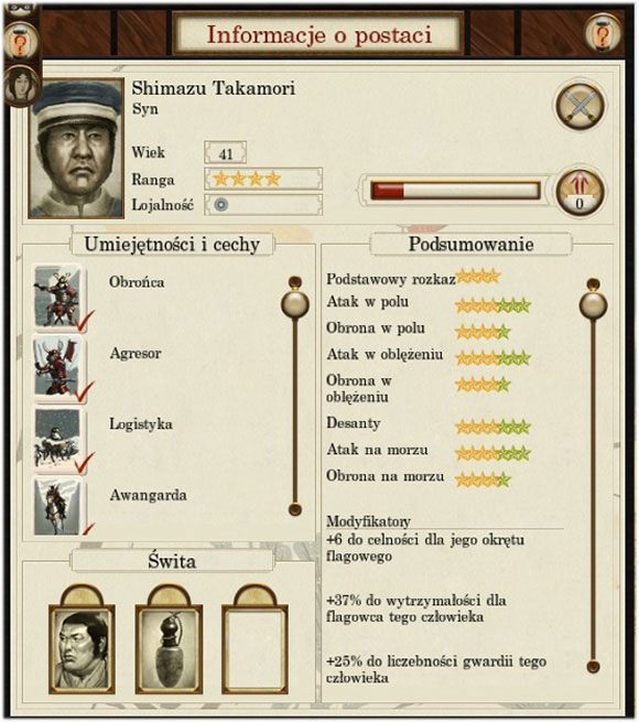 Drzewko umiejętności z rozwijanymi zdolnościami w dziedzinie ataku - Generał | Wzmocnienie armii | SHOGUN 2 - Zmierzch Samurajów - Total War: SHOGUN 2 - Zmierzch Samurajów - poradnik do gry