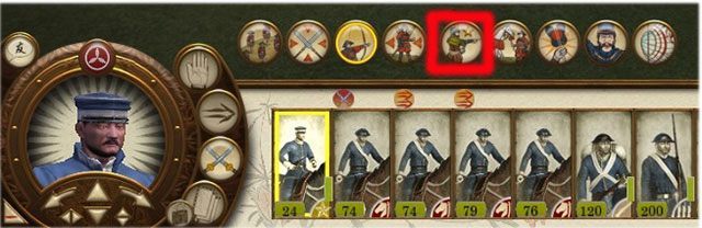 To też podniesie zapał ale tylko konkretnej, wybranej przez nas formacji - Armia nowoczesna - Piechota | Bitwa na lądzie | SHOGUN 2 - Zmierzch Samurajów - Total War: SHOGUN 2 - Zmierzch Samurajów - poradnik do gry