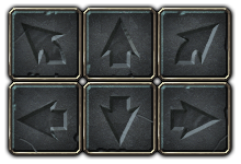 Poza powyższymi metodami poruszania się, twórcy gry zadbali o zwolenników ekranowej nawigacji oraz głównie o graczy niepełnosprawnych, którzy mogą mieć problem z obsługą klawiatury - Sterowanie | Interfejs Użytkownika | Dragon Age II Dziedzictwo - Legend of Grimrock - poradnik do gry